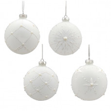 SFERA VETRO WHITE 2 CM.10 (12pz)